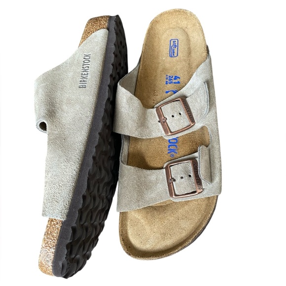 NEW Birkenstock® Arizona soft-footbed sandals Size 10-10.5 (41) - Picture 3 of 10